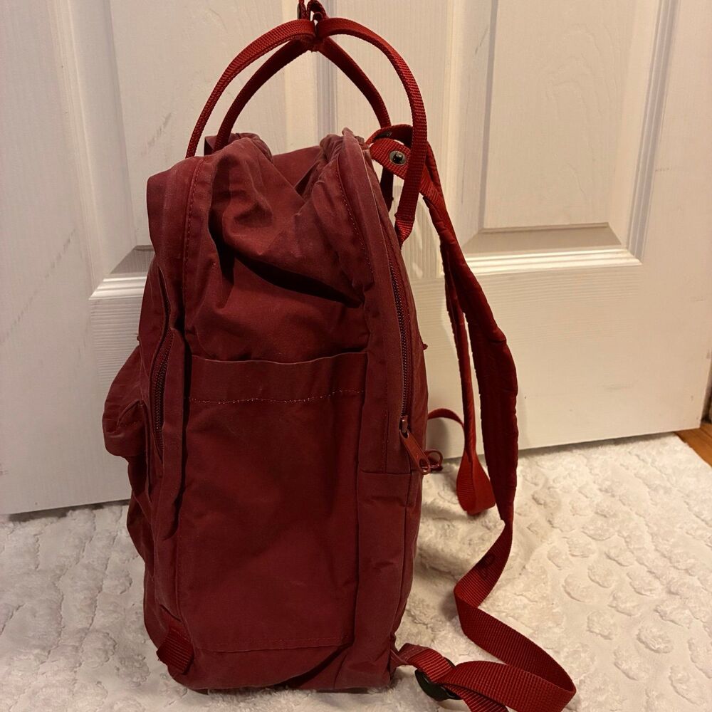 FJALLRAVEN KANKEN CLASSIC ORIGINAL BACKPACK OX RED MAROON BURGUNDY - Picture 6 of 11